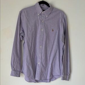 Men's Purple Button-Down Shirt